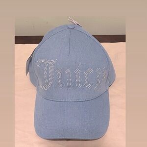 NWT Juicy Couture Denim Blue Hat